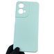 Чехол для Motorola Moto G04s силиконовый с микрофиброй нескользящий на моторола г04с голубой 0031736 фото 1