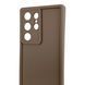 Чехол силиконовый Soft Touch для Samsung Galaxy S24 Ultra коричневый (Полная защита камеры) 0054092 фото 4