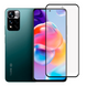 Захисне скло для телефона Xiaomi Redmi Note 10 5G протиударне повноекранне на сяомі редмі нот 10 5г чорне 0038866 фото 1