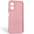Чехол силиконовый Soft Touch для Oppo A17 розовый (Полная защита камеры) 0054319 фото