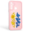 Чохол силіконовий Soft Touch з 3D принтом для Realme C3 рожевий (Повний захист камери)