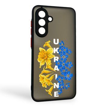 Чохол для телефона Samsung Galaxy A56 (SM-A566B) с 3D принтом патріотичним із захистом камери на самсунг а56 чорний 0038021 фото