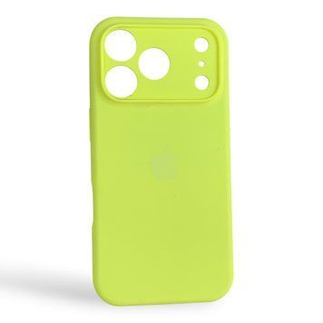 Чохол Silicone Case для Apple iPhone 17 Pro жовтий Flash (софт-тач, закрита камера) 0061887 фото