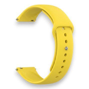 Ремешок силиконовый 22 мм для Haylou Solar LS05 (45mm) желтый 0056078 фото
