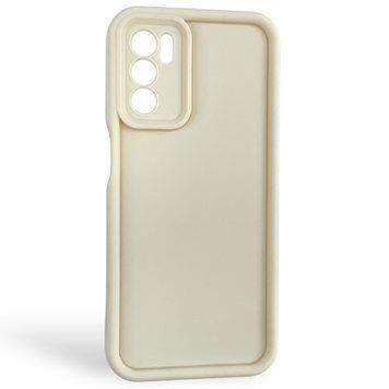 Чехол силиконовый Soft Touch для Oppo A16 молочный (Полная защита камеры) 0054269 фото