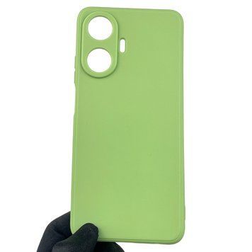 Чехол для Realme C55 с квадратными гранями с защитой камеры на реалми с55 фисташковый 0012557 фото