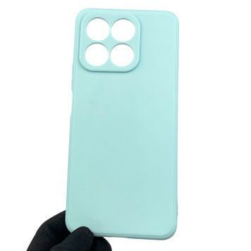 Чехол для Huawei Honor X8a с квадратными гранями с защитой камеры на хонор х8а бирюзовый 0012314 фото