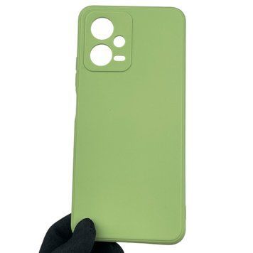 Чехол для Xiaomi Redmi Note 12 5G с квадратными гранями с защитой камеры на сяоми нот 12 5г фисташковый 0012708 фото