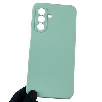 Чехол для Samsung Galaxy A26 (SM-A266) силиконовый с микрофиброй нескользящий на самсунг а26 бирюзовый 0031890 фото