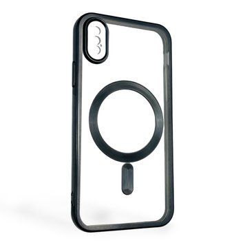 Чехол для Apple iPhone XS с линзами на камере с MagSafe на айфон хс черный 0034547 фото