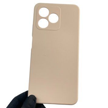 Чехол для Realme C51 силиконовый с микрофиброй нескользящий на реалми с51 пудровый 0031805 фото