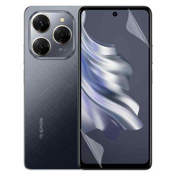 Антишпион приватная плёнка гидрогелевая для Tecno Spark 20 Pro (KJ6) противоударная на техно спарк 20 про прозрачная 0031620 фото
