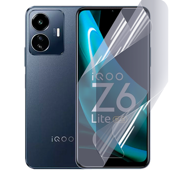 Плёнка гидрогелевая для VIVO IQOO Z6 Lite МАТОВАЯ противоударная на виво айку з6 лайт прозрачная 0034965 фото