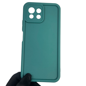 Чохол силіконовий Soft Touch для Xiaomi Mi 11 Lite 5G NE темно-зелений (Повний захист камери) 0039758 фото