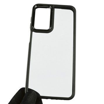 Чохол для Samsung Galaxy M13 SM-M135 з кольоровими високими бортами на самсунг м13 чорний 0007825 фото