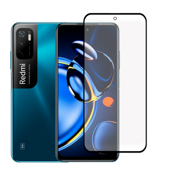 Защитное стекло для телефона Xiaomi Redmi Note 11 SE противоударное на сяоми редми нот 11 се черное 0038867 фото