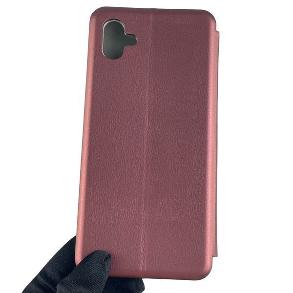 Чохол-книжка для Samsung Galaxy A04 SM-A045F з підставкою на самсунг а04 бордова 0000479 фото