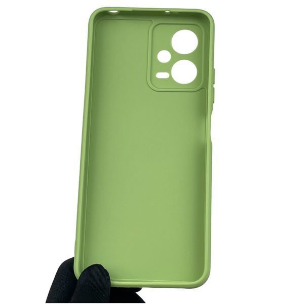Чехол для Xiaomi Redmi Note 12 5G с квадратными гранями с защитой камеры на сяоми нот 12 5г фисташковый 0012708 фото