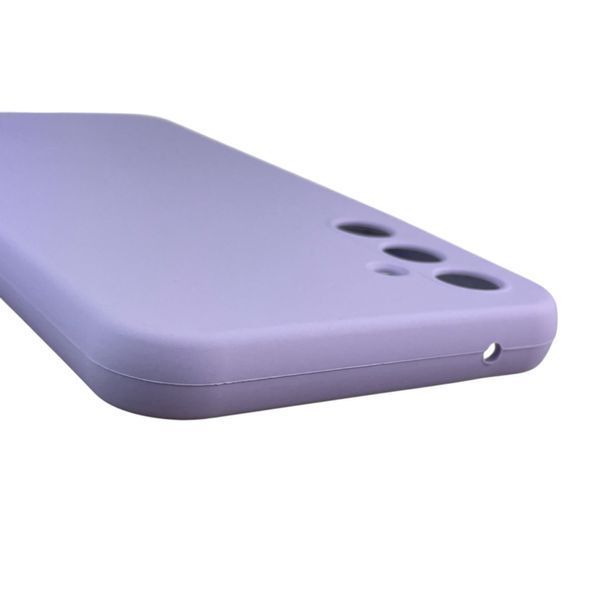 Чохол для Samsung Galaxy A34 5G (SM-A346E) силіконовий з мікрофіброю нековзний на самсунг а34 5г бузковий 0031940 фото
