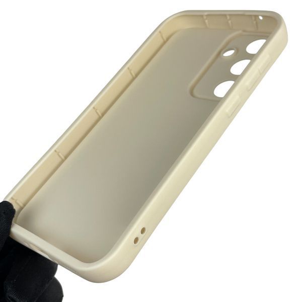 Чохол силіконовий оригінальний Soft Touch з 3D принтом злого кота для Samsung Galaxy A35 5G (SM-A356B) молочний (Повний захист камери) 0046492 фото