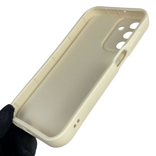 Чохол силіконовий оригінальний Soft Touch з 3D принтом милий ведмедик для Samsung Galaxy M15 5G молочний (Повний захист камери) 0043550 фото
