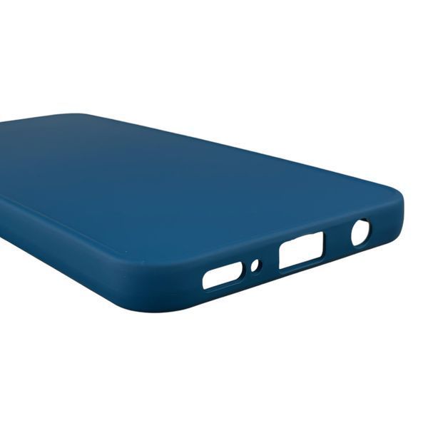 Чехол для Samsung Galaxy A50s (SM-A507F) с защитой на камеры с микрофиброй на самсунг а50с синий 0012176 фото