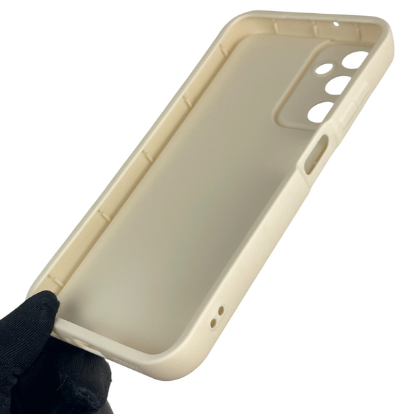 Чохол силіконовий Soft Touch з 3D принтом жіночим для Samsung Galaxy A05S (SM-A057) молочний (Повний захист камери) 0042602 фото