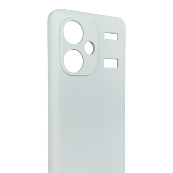 Чохол Silicone Case для Xiaomi Redmi Note 13 Pro Plus 5G білий (soft touch, захист камери) 0073773 фото