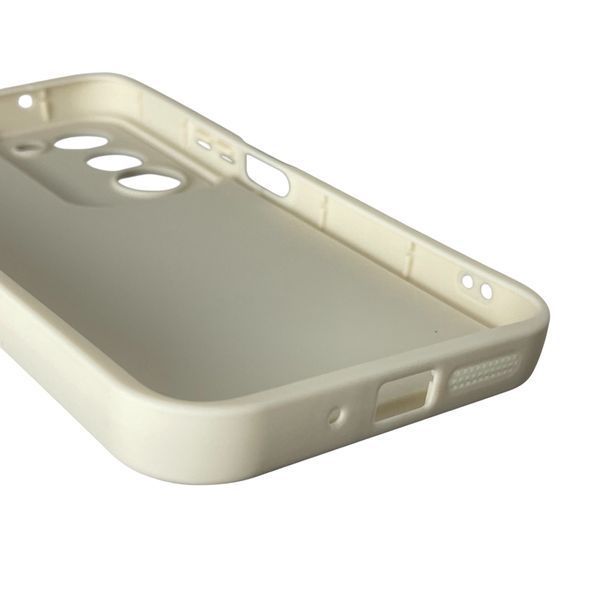 Чехол силиконовый Soft Touch с 3D принтом смешного теда мишки для Xiaomi Redmi 15 5G Global молочный (Полная защита камеры) 0049244 фото