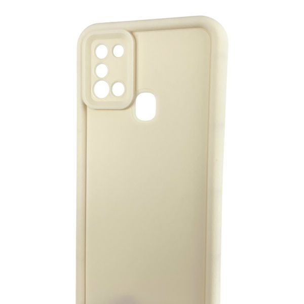 Чохол силіконовий Soft Touch для Samsung Galaxy A21s молочний (Повний захист камери) 0053998 фото