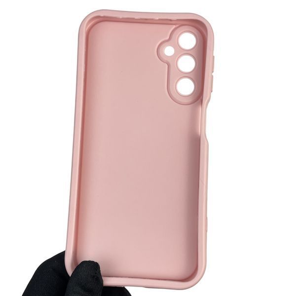 Чохол силіконовий оригінальний Soft Touch з 3D принтом злого кота для Samsung Galaxy A24 (SM-A245F) пудровий (Повний захист камери) 0046442 фото