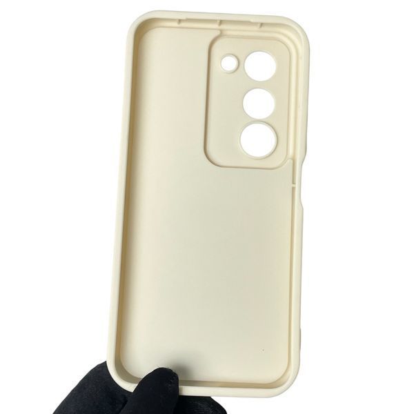 Чехол силиконовый Soft Touch с 3D принтом смешного теда мишки для Xiaomi Redmi 15 5G Global молочный (Полная защита камеры) 0049244 фото