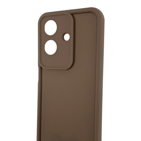 Чехол силиконовый Soft Touch для Realme Note 60x коричневый (Полная защита камеры) 0054149 фото