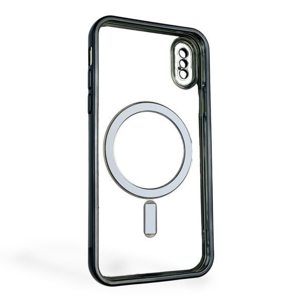 Чохол для Apple iPhone XS з лінзами на камері з MagSafe на айфон хс чорний 0034547 фото