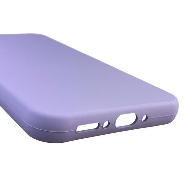 Чохол для Samsung Galaxy A34 5G (SM-A346E) силіконовий з мікрофіброю нековзний на самсунг а34 5г бузковий 0031940 фото