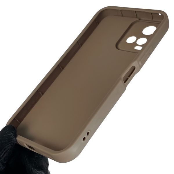 Чехол силиконовый Soft Touch с 3D принтом смешного теда мишки для Vivo Y33S коричневый (Полная защита камеры) 0049338 фото