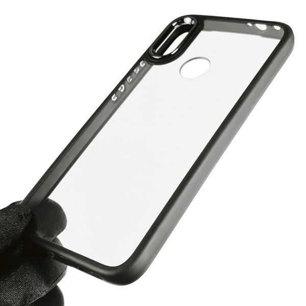 Чохол для Xiaomi Redmi Note 7 Pro з кольоровими високими бортами наредмі нот 7 про чорний 0007875 фото