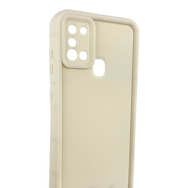 Чохол силіконовий Soft Touch для Samsung Galaxy A21s молочний (Повний захист камери) 0053998 фото