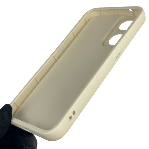 Чохол силіконовий Soft Touch з 3D принтом жіночим для OPPO Reno 8T 4G молочний (Повний захист камери) 0042551 фото