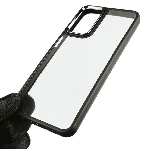 Чохол для Samsung Galaxy M13 SM-M135 з кольоровими високими бортами на самсунг м13 чорний 0007825 фото