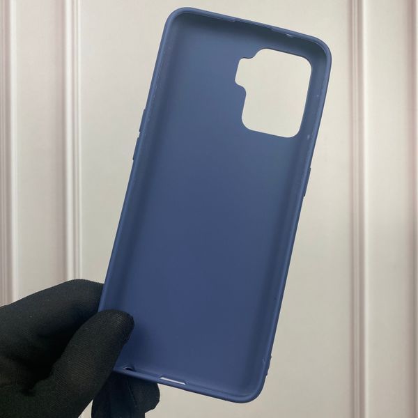 Чохол для OPPO Reno 5 Lite однотонний на оппо рено 5 лайт синій 0000125 фото