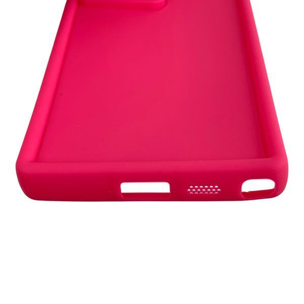 Чехол силиконовый Soft Touch для Samsung Galaxy S24 Ultra малиновый (Полная защита камеры) 0054093 фото