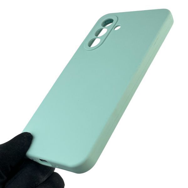 Чехол для Samsung Galaxy A26 (SM-A266) силиконовый с микрофиброй нескользящий на самсунг а26 бирюзовый 0031890 фото