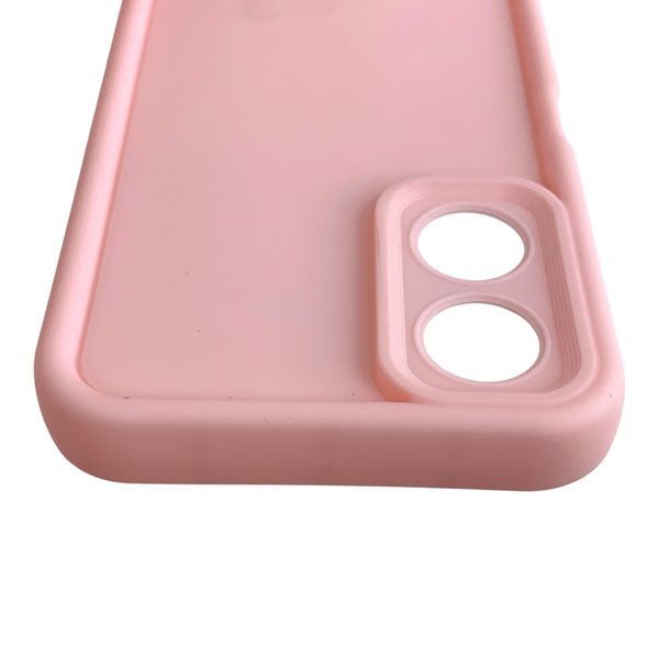 Чехол силиконовый Soft Touch для Oppo A17 розовый (Полная защита камеры) 0054319 фото