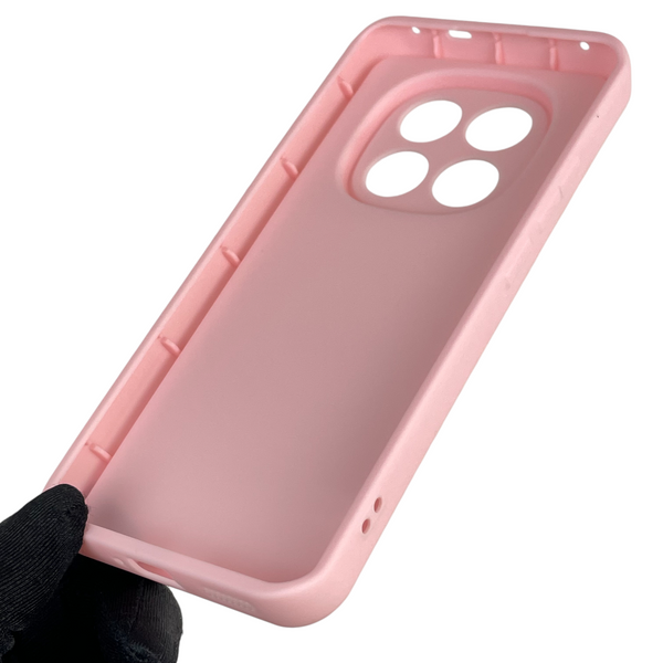 Чохол силіконовий Soft Touch з 3D принтом Майнкрафт для Xiaomi Redmi Note 14 Pro Plus рожевий (Повний захист камери) 0041652 фото