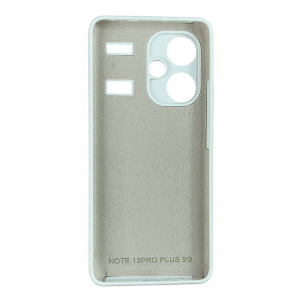 Чохол Silicone Case для Xiaomi Redmi Note 13 Pro Plus 5G білий (soft touch, захист камери) 0073773 фото