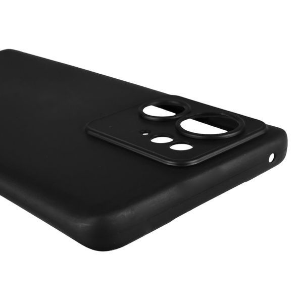 Чехол для Motorola Edge 40 (PAY40042RS) однотонный с защитой камеры на моторола едж 40 чёрный 0004384 фото