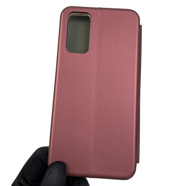 Чехол-книжка для Samsung Galaxy S20 FE SM-G780G с подставкой на самсунг с20 фе бордовая 0002194 фото
