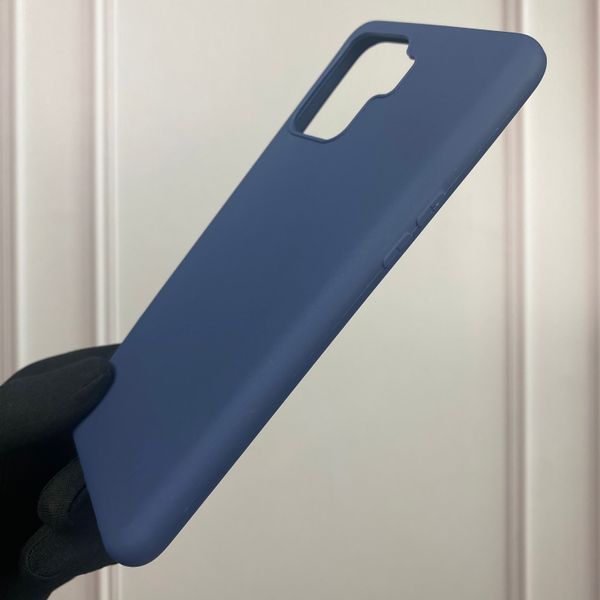 Чохол для OPPO Reno 5 Lite однотонний на оппо рено 5 лайт синій 0000125 фото