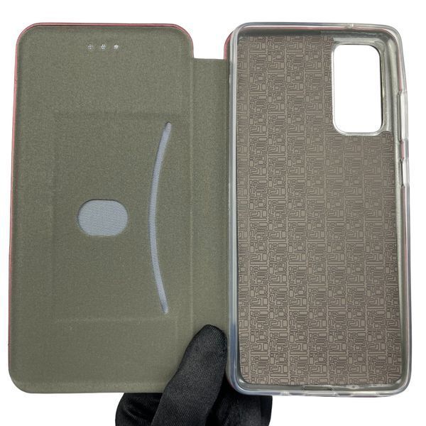Чехол-книжка для Samsung Galaxy S20 FE SM-G780G с подставкой на самсунг с20 фе бордовая 0002194 фото